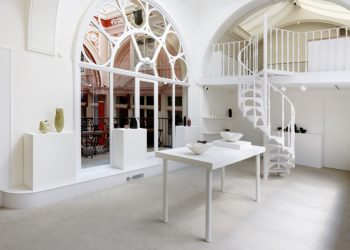 Sara Flynn ceramics at Erskine, Hall & Coe, London