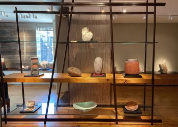 Listening to Clay at Joan B Mirviss LTD, New York