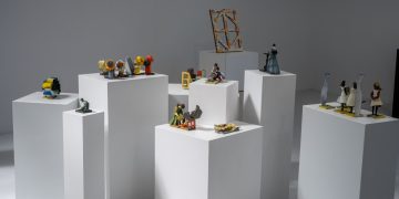 Yage Wang ceramics at Sculpture Space NYC, New York