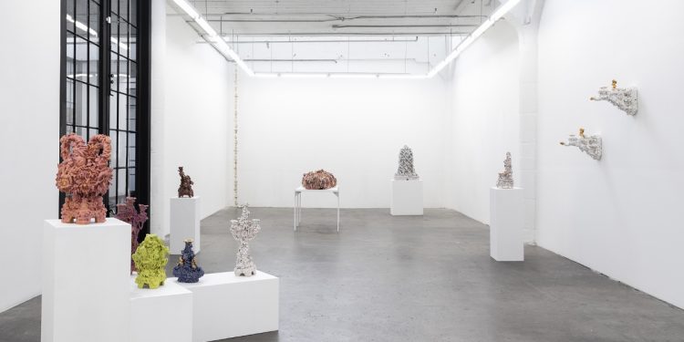 Anthony Sonnenberg: Cannons Buried in Flowers at GAVLAK, Los Angeles