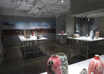 Nganampa Tjukurpa Nganampa Ara: Our Story Our Way at Sabbia Gallery