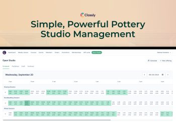 Get Simple, Powerful Pottery Studio Management with Classly