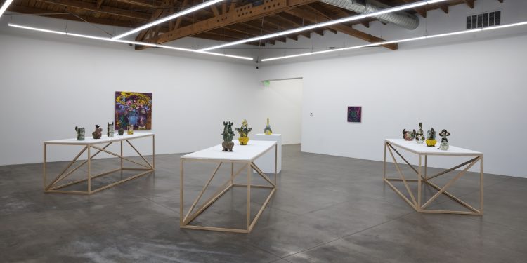 Jiha Moon: Storyteller Yellow at Shoshana Wayne Gallery