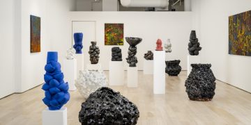 Donna Green ceramics at HB381 Gallery, New York