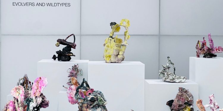 Judy Hoffman ceramics at Sculpture Space NYC