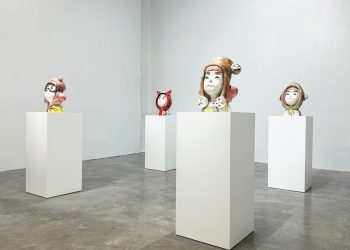 Joon Hee Kim ceramics at Kouri Corrao Gallery