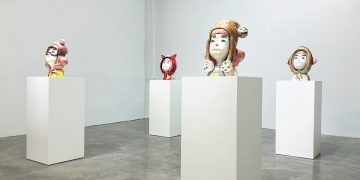 Joon Hee Kim ceramics at Kouri Corrao Gallery