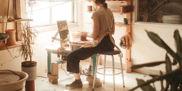 Production Potter at Wolf Ceramics, Hood River, OR