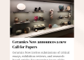 call for papers Ceramics Now Magazine