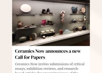 call for papers Ceramics Now Magazine